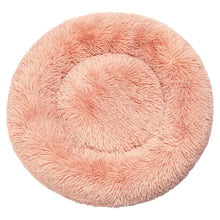 Pink PaWz Faux Fur Calming Cat Bed